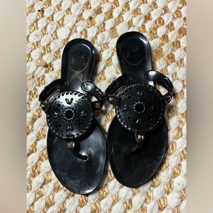 Jack Rodger’s Black Jelly Sandal
